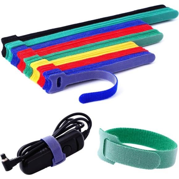 80 pcs Reusable Fastening Cable Ties 3 Sizes 6/8/10 inch Adjustable - Picture 1 of 8